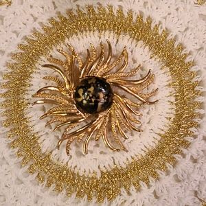 Retro Chic "Starburst" Brooch